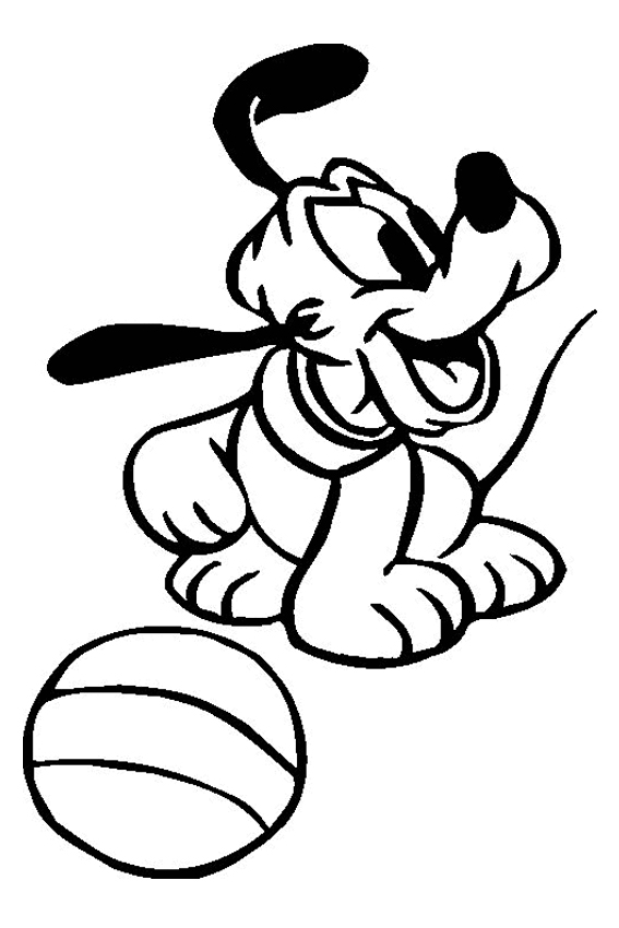 Pluto the faitfull dog of mickey mouse which is a loved dog