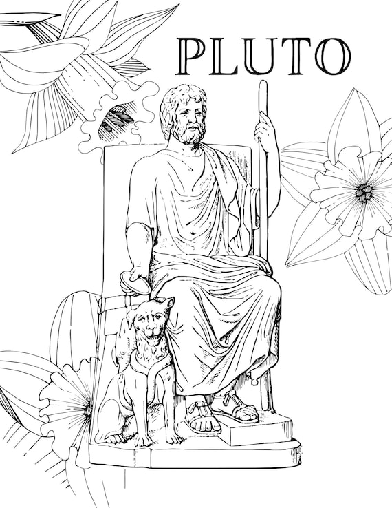 Pluto roman god printable