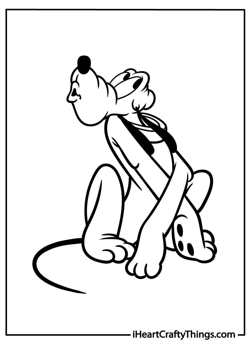 Pluto coloring pages free printables