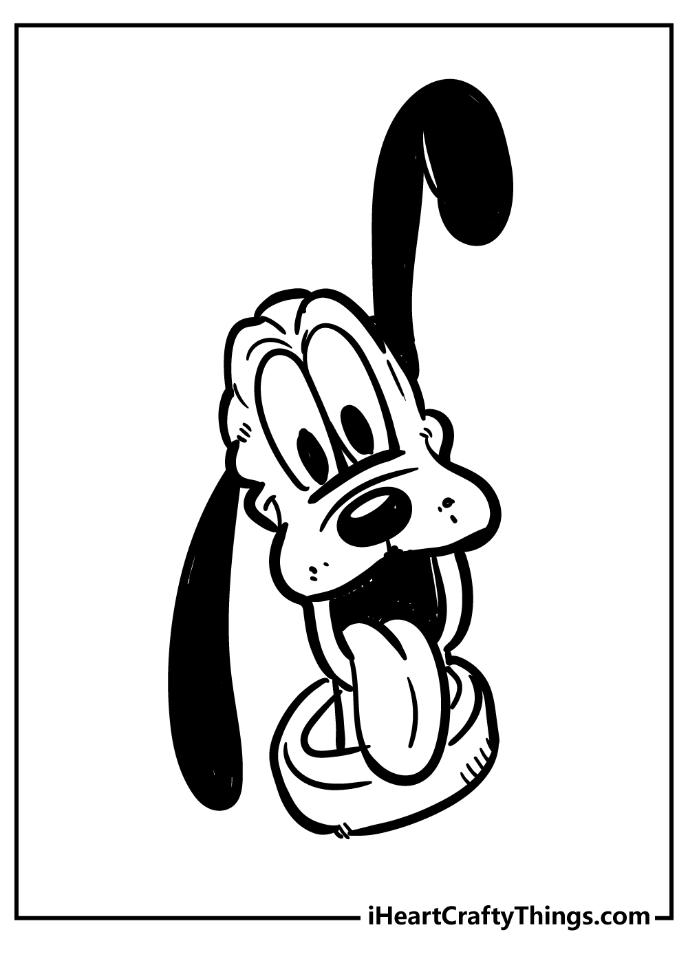 Pluto coloring pages free printables