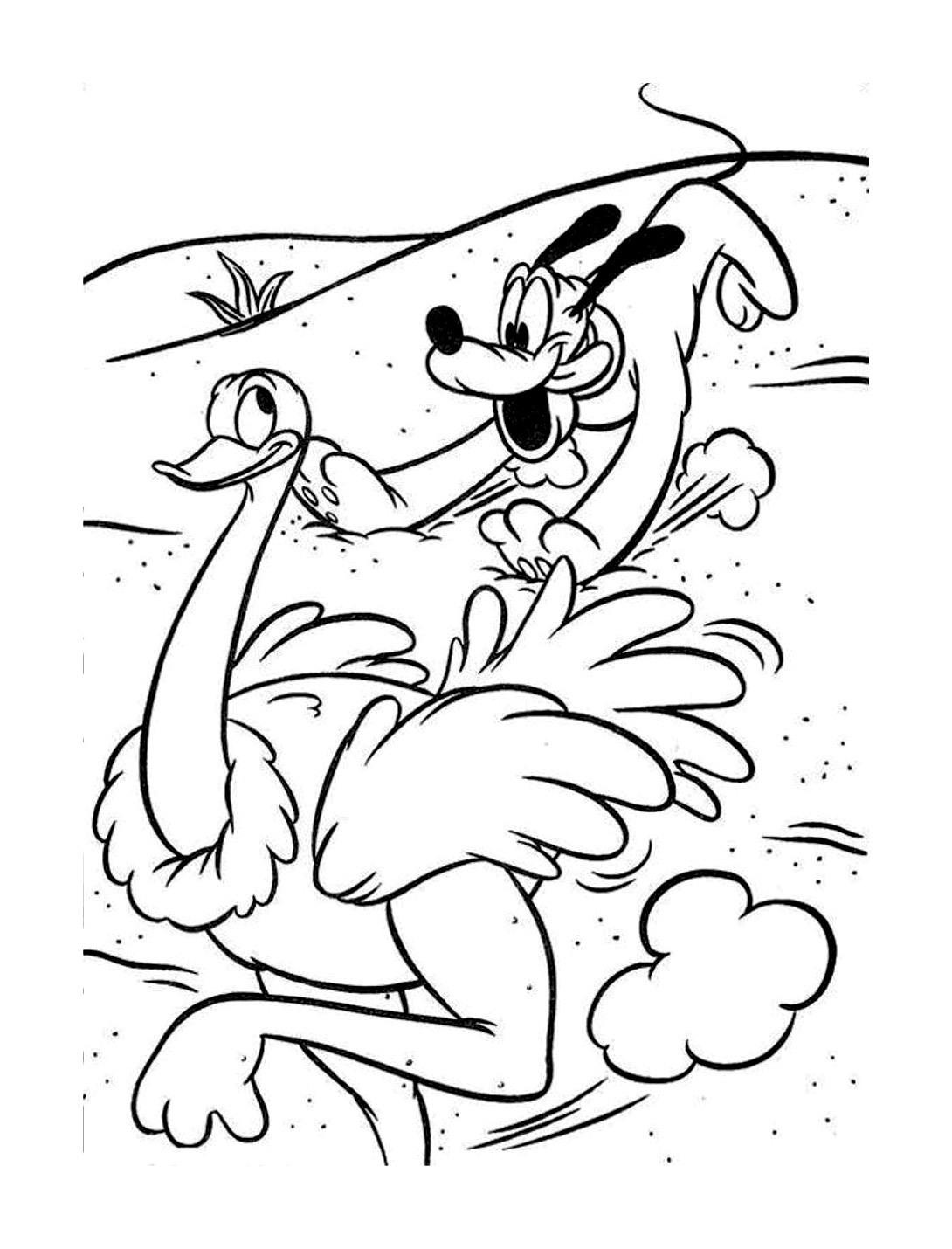 Free pluto drawing to download and color