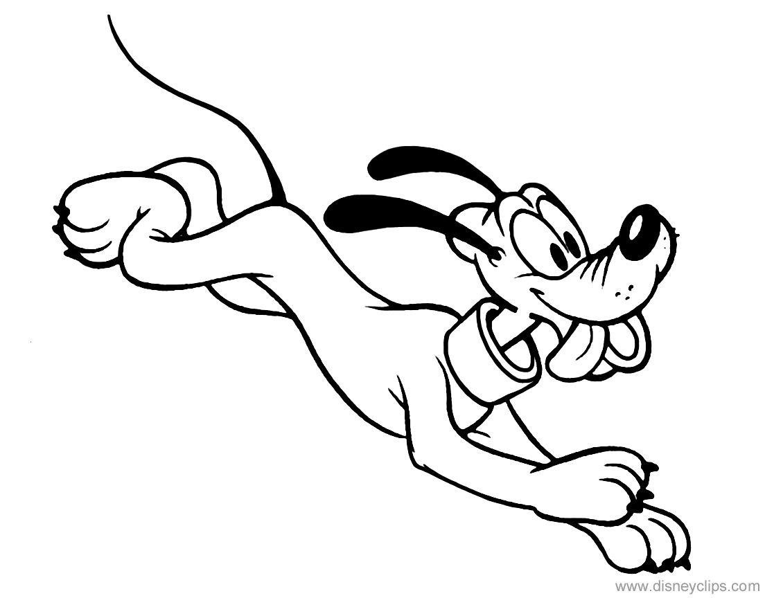 Pluto coloring pages