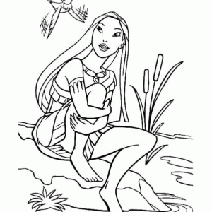 Pocahontas coloring pages printable for free download