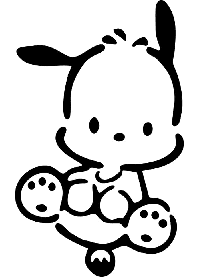 Pochacco coloring pages printable for free download