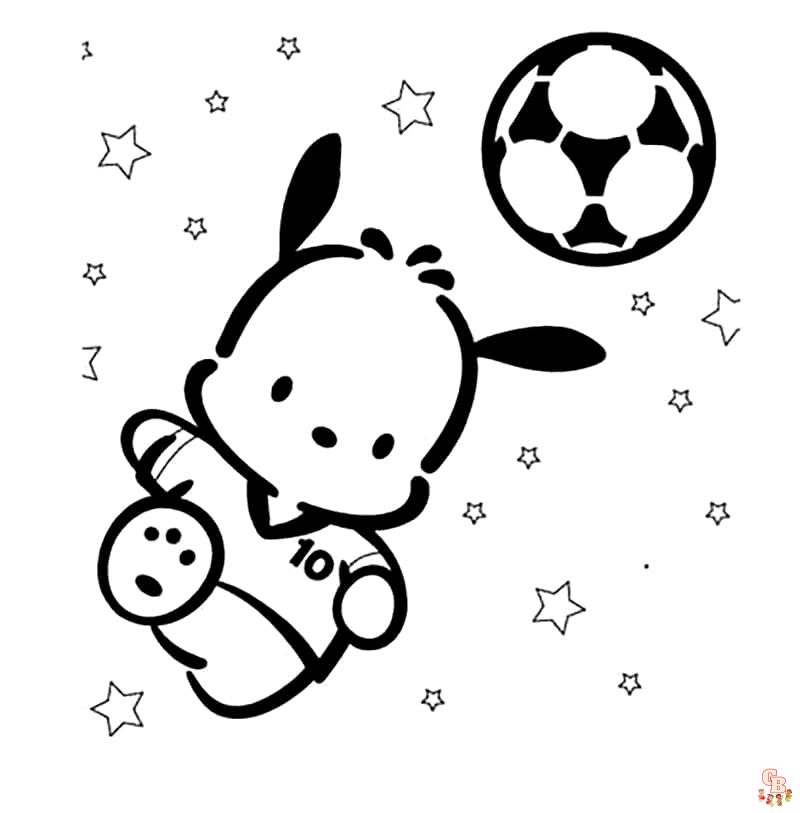 Printable pochacco coloring pages free for kids and adults