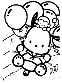 Pochacco coloring book coloring books at retro reprints