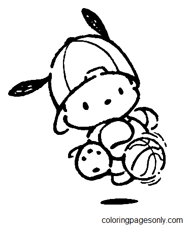 Pochacco coloring pages printable for free download