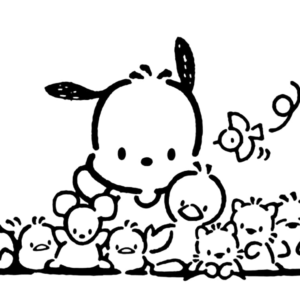 Pochacco coloring pages printable for free download