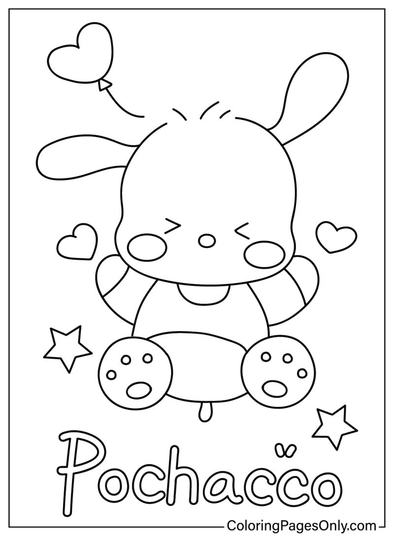 Coloring pages only on pochacco sanrio pochaccocoloring coloringpagesonly coloringpagesâ