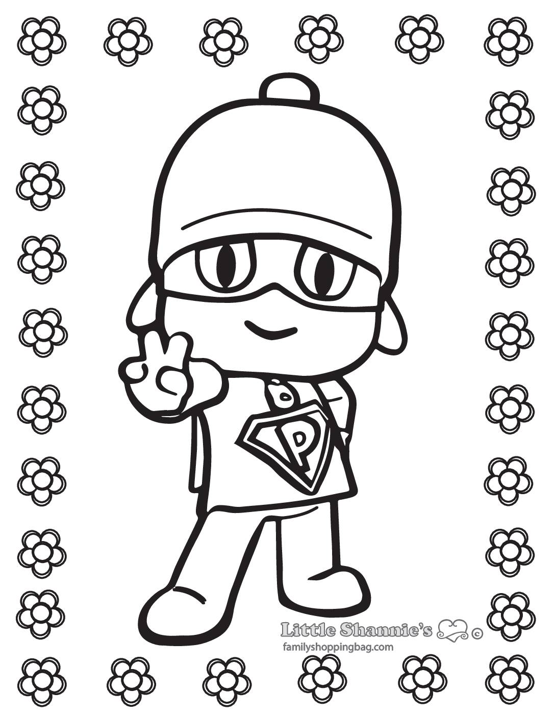 Coloring page pocoyo