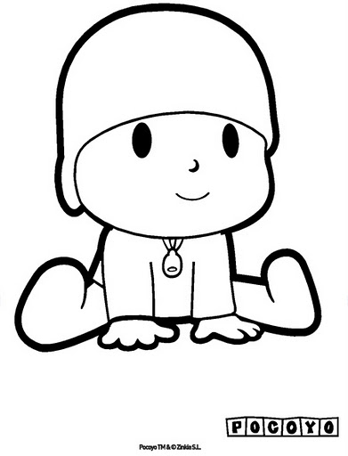 Pocoyo coloring pages crafts and worksheets for preschooltoddler and kindergarten