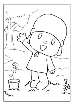 Printable pocoyo coloring pages ignite creative adventures for kids