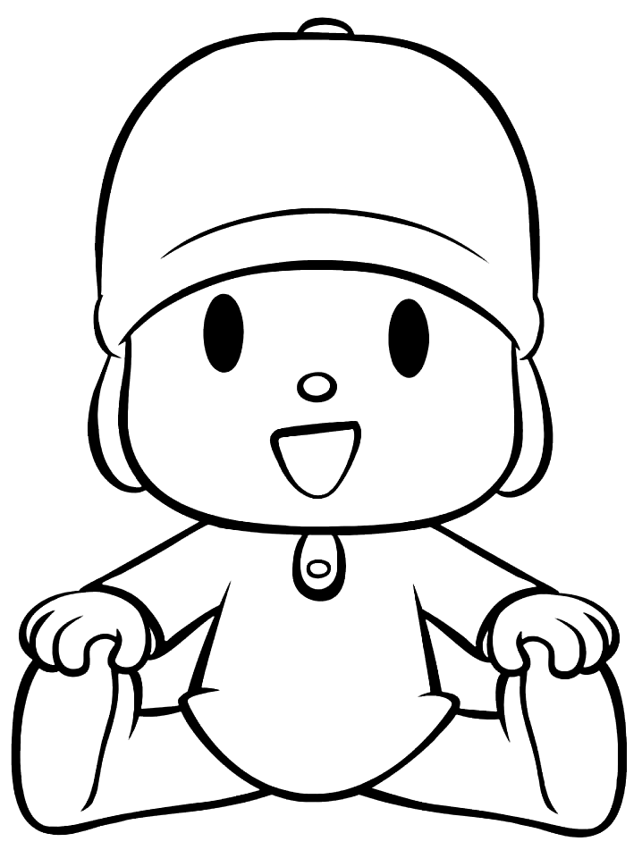 Pocoyo coloring pages printable for free download