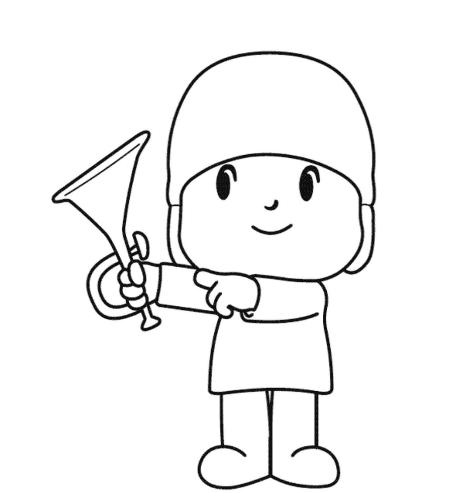 Free printable pocoyo coloring pages for kids