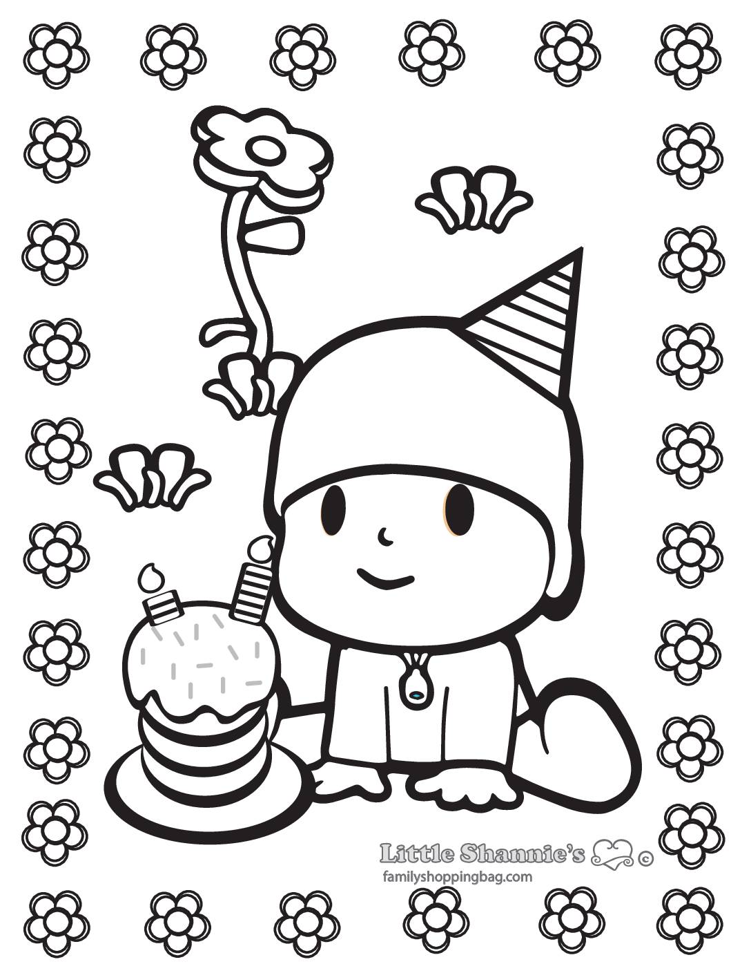 Coloring page pocoyo