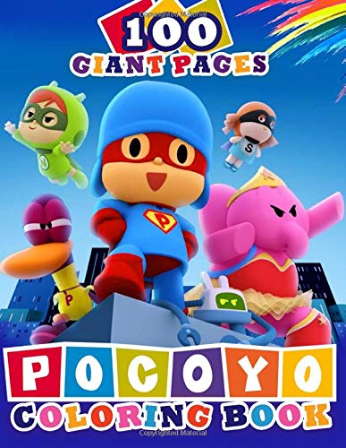 Buy pocoyo coloring book super coloring book for kids and fans â giant great pages with premium quality images online at ireland
