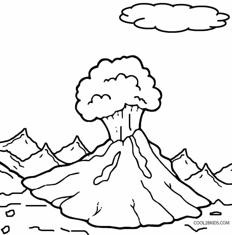 Printable volcano coloring pages for kids coloring pages coloring pages for kids coloring pages to print