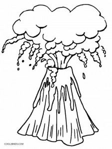 Printable volcano coloring pages for kids coloring pages coloring pages to print printable coloring pages