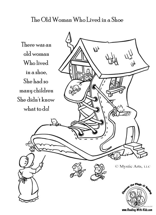 Nursery rhymes coloring pages