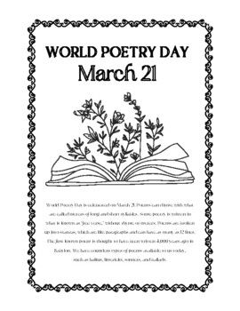 World poetry day