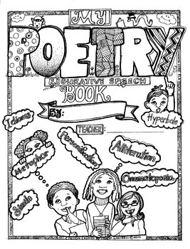 Poetry book activity coloring sheet by ms gartrells art studio tpt