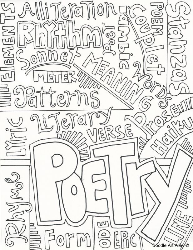 Subjects cover pages teaching poetry writers notebook poetry ideas