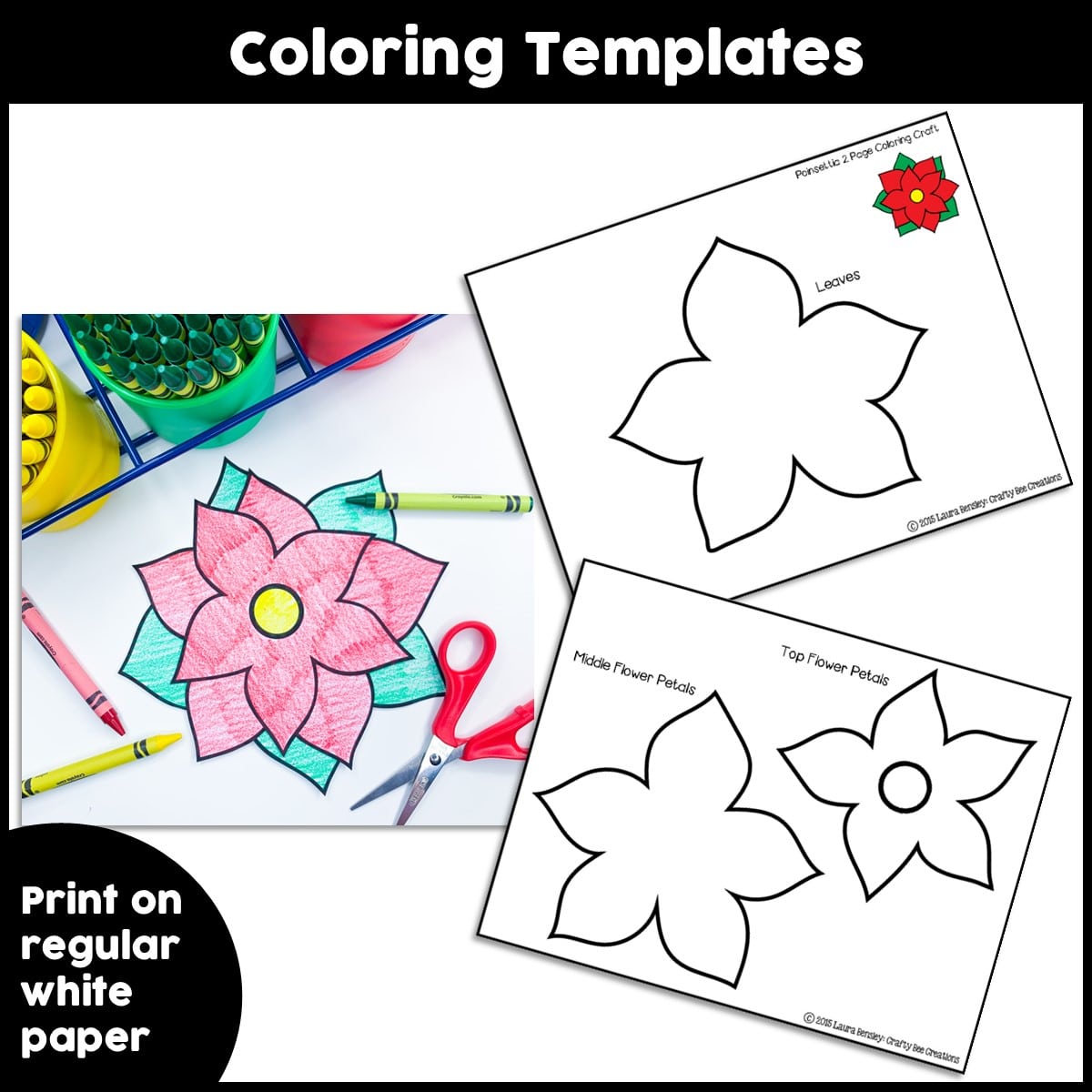 Poinsettia craft activity