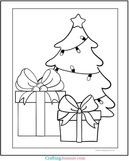 Christmas coloring pages