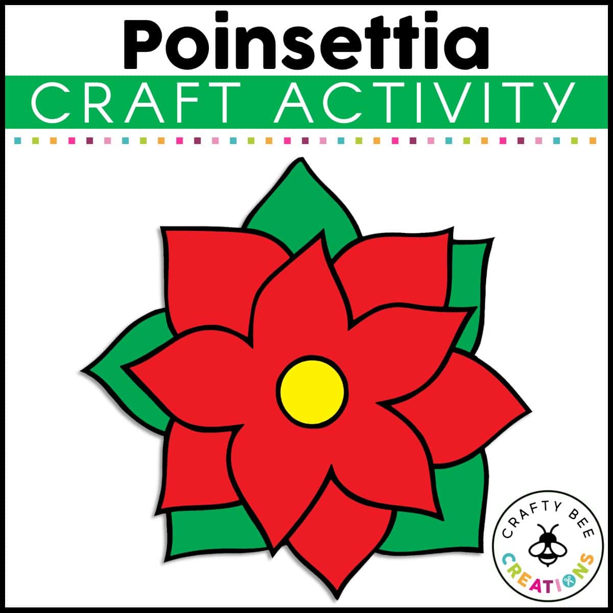 Poinsettia craft activity