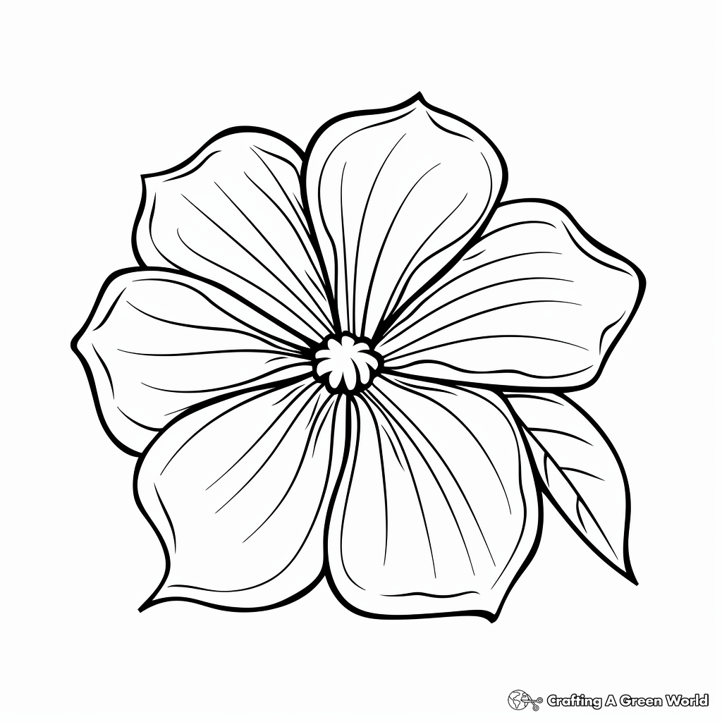 Pointsetta coloring pages