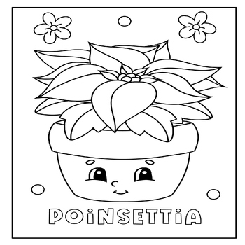 Poinsettia coloring page flower poinsettia coloring sheet