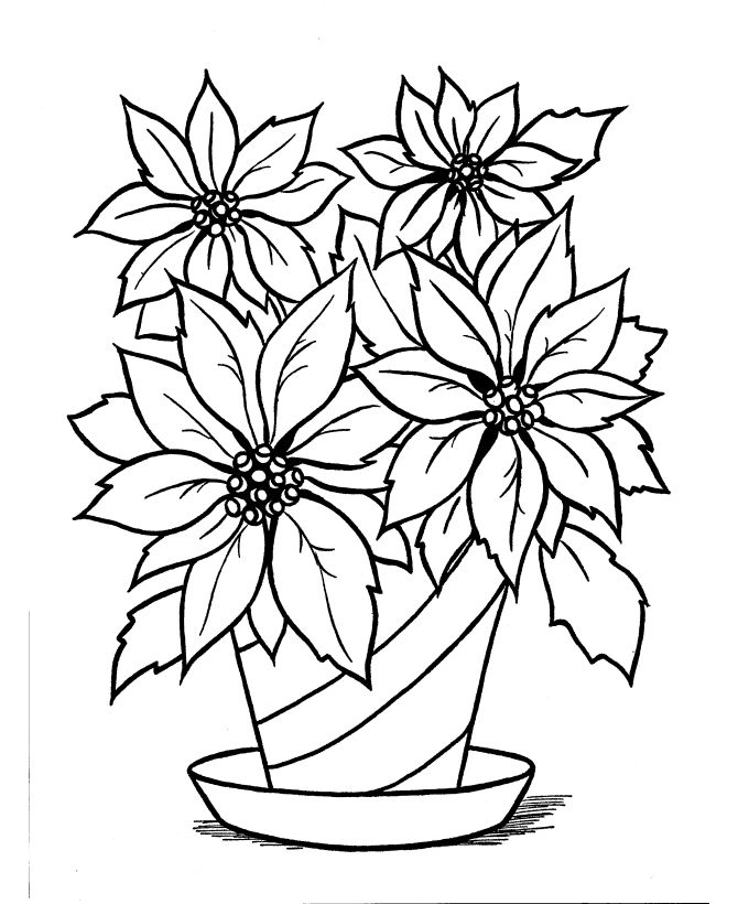 Christmas scenes coloring pages