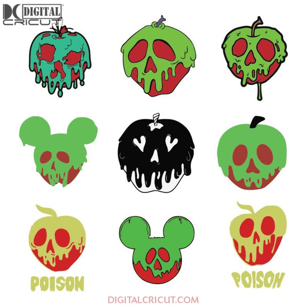 Poison apple svg bundle trick or treat svg hocus pocus svg cricut â