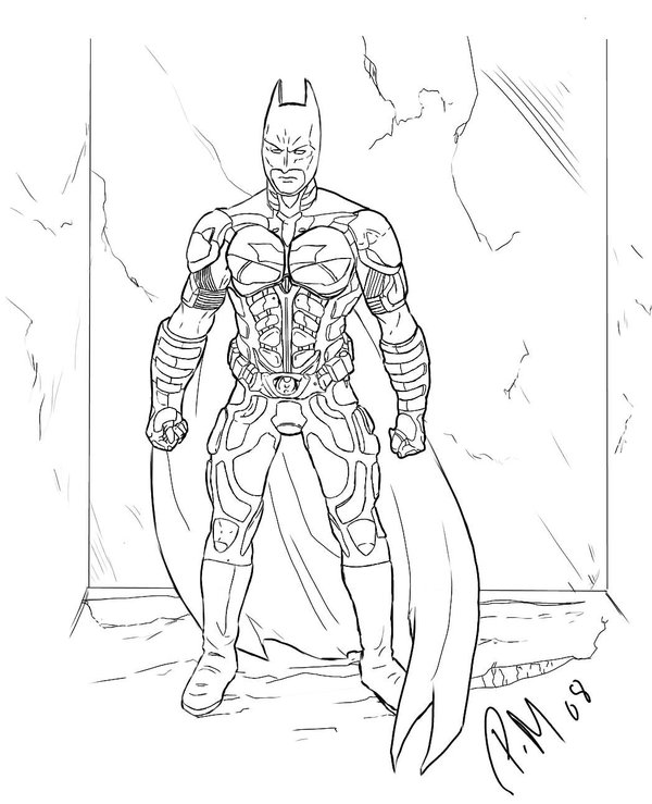 Free printable batman coloring pages for kids