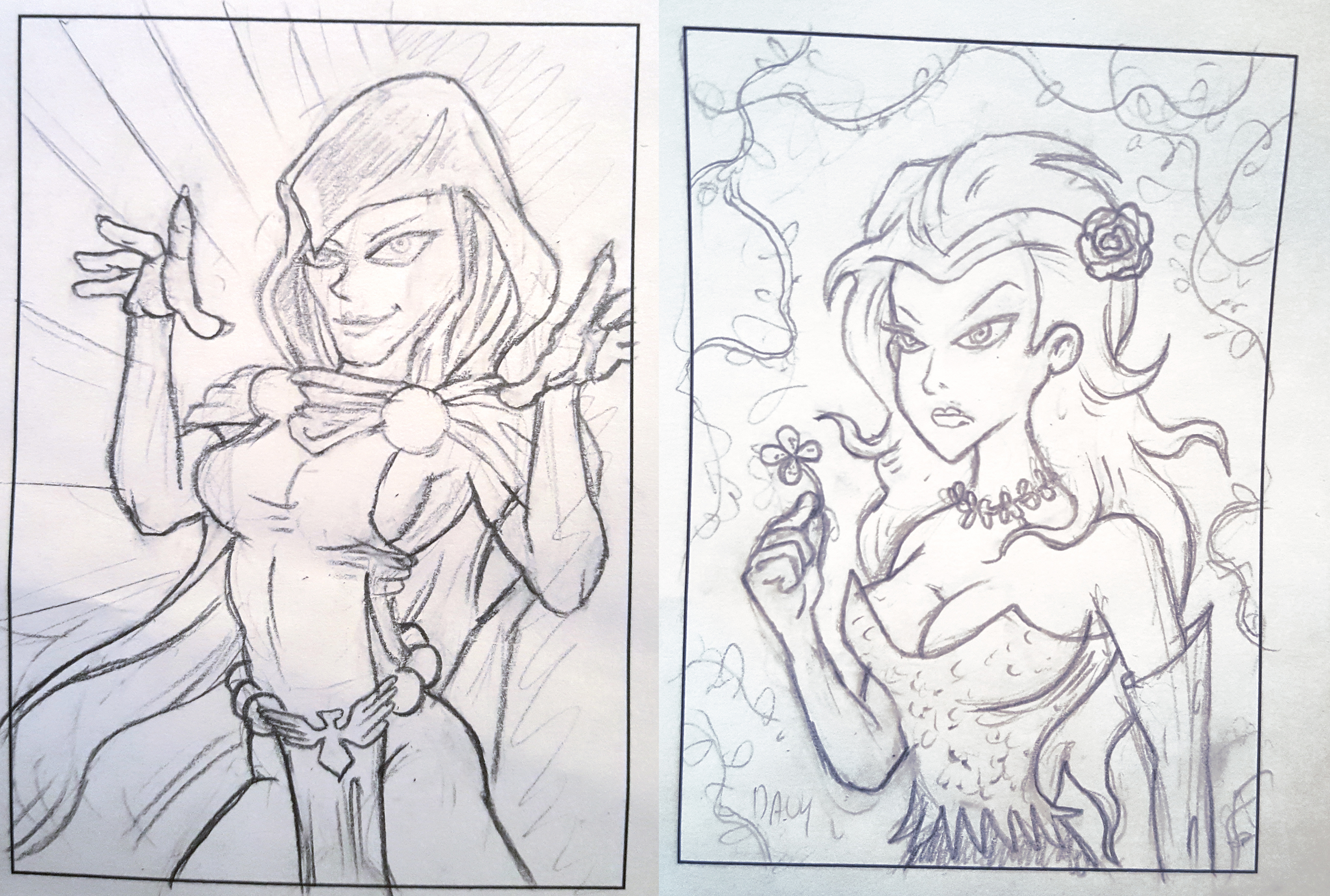 Raven and poison ivy by davy jones â charmys army â the ic strip