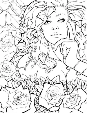 Poison ivy coloring pages