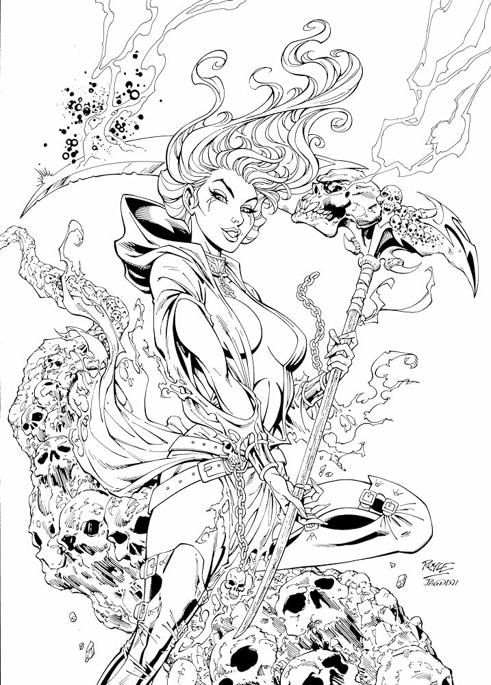 Grimm fairy tales adult coloring book