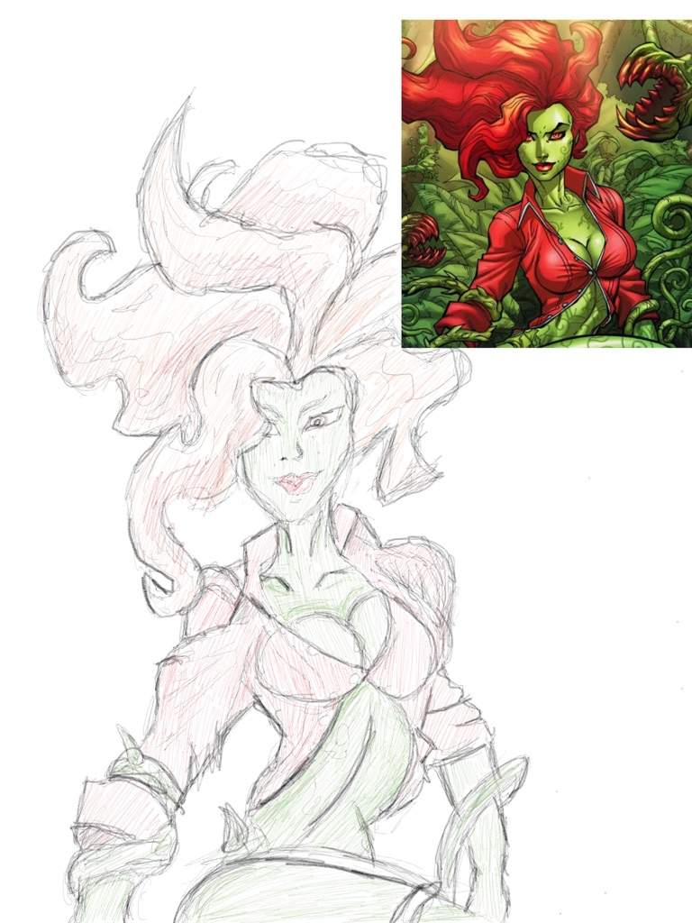 Poison ivy fanart dc entertainment amino