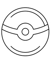 Print pokemon pokeball coloring page