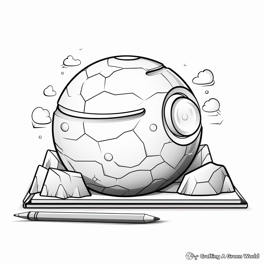 Sphere coloring pages