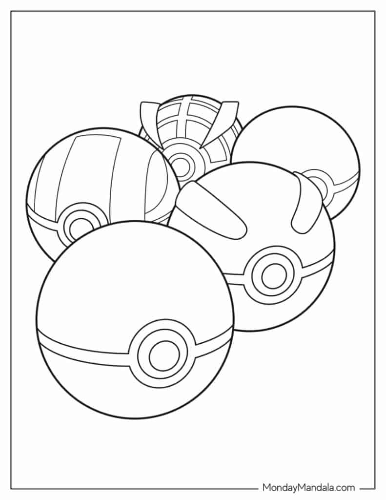 Pokemon coloring pages free pdf printables