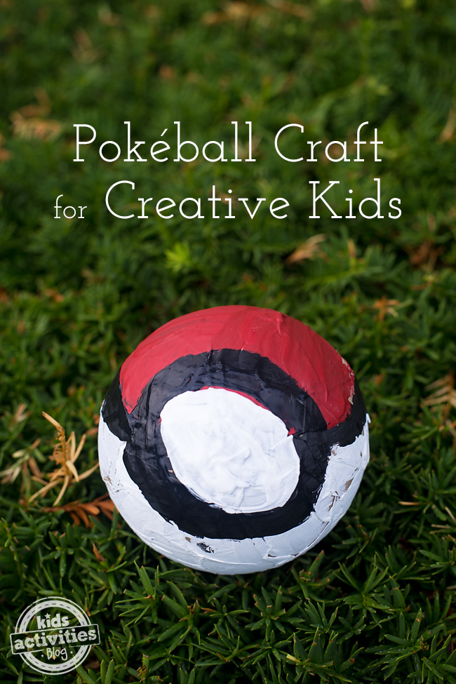 Pokãball craft for creative kids kids activities blog