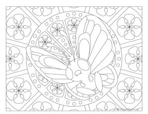 Butterfree pokemon pokemon coloring pages pokemon coloring pokemon coloring sheets