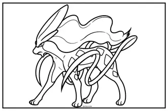 Legendary pokãmon coloring pages