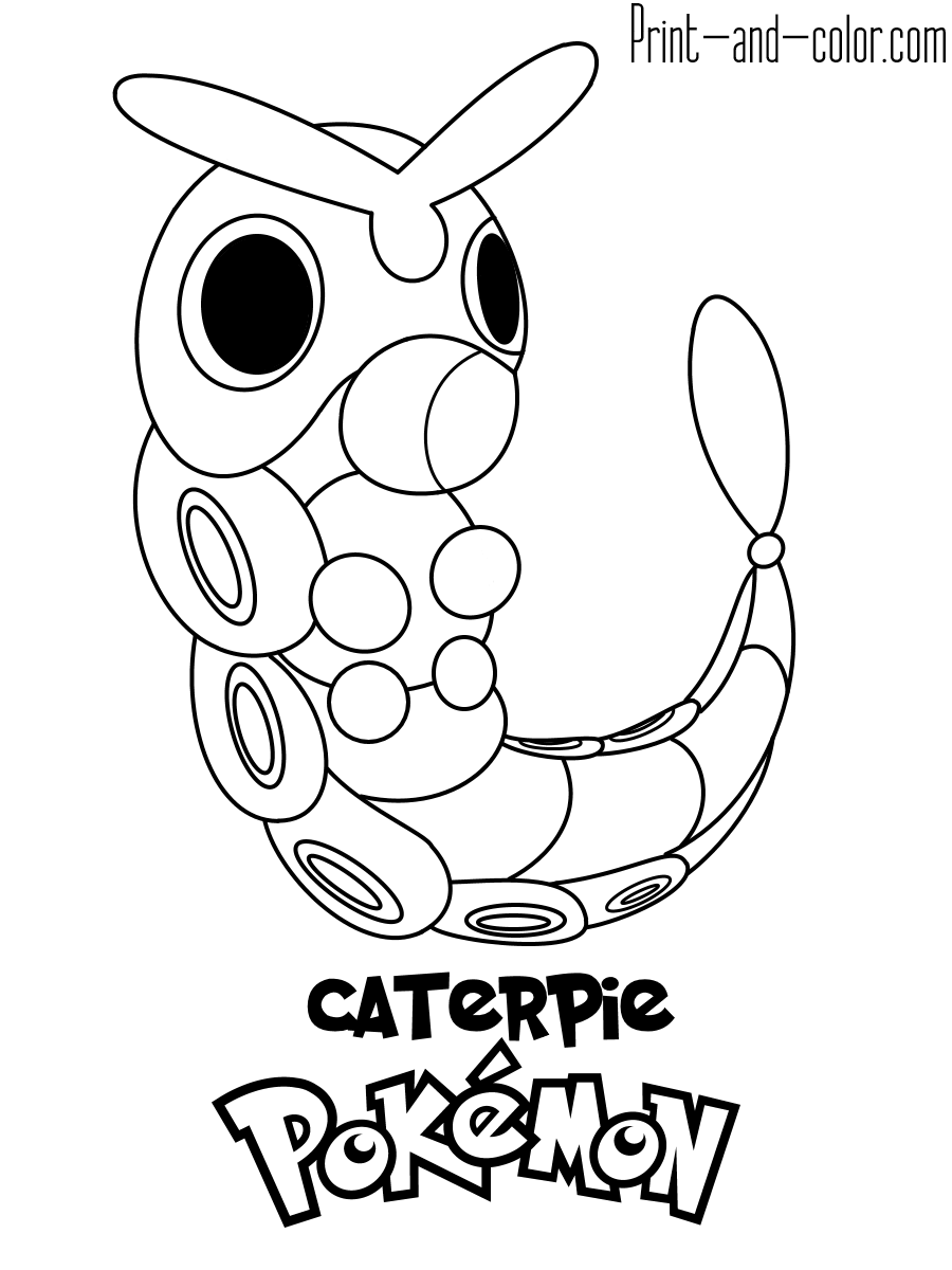 Pokemon coloring pages print and color