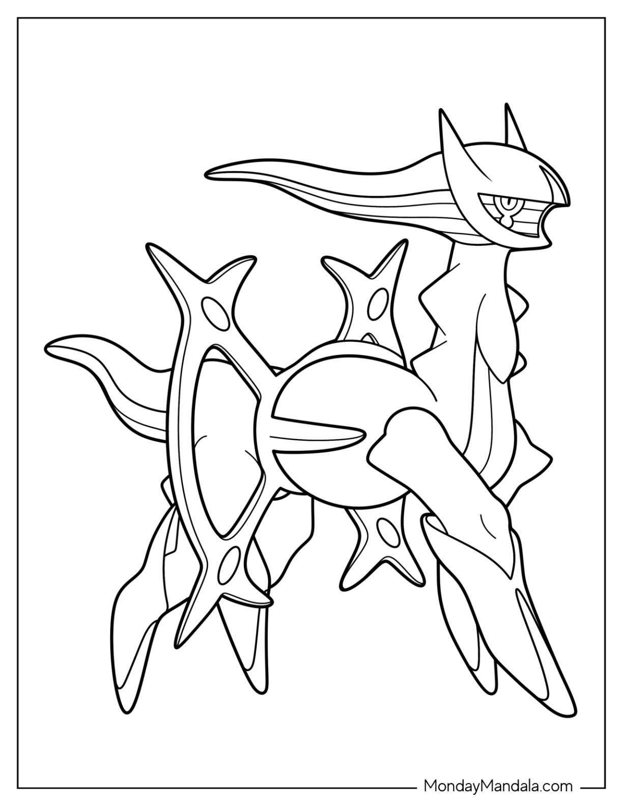 Legendary pokemon coloring pages free pdf printables