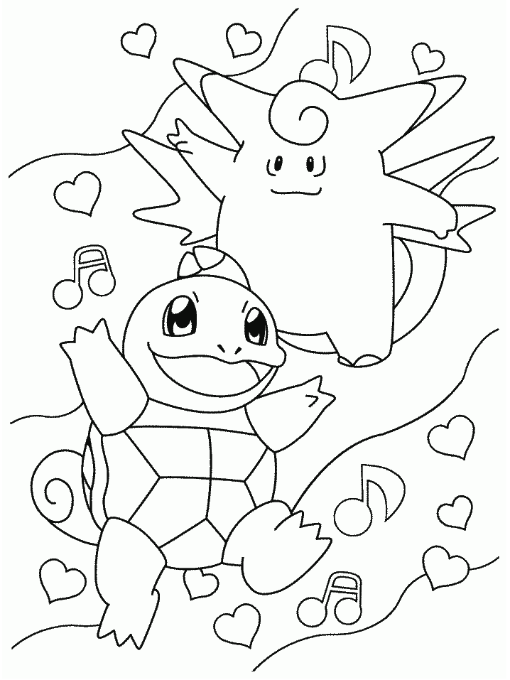 Freebie pokemon coloring page â