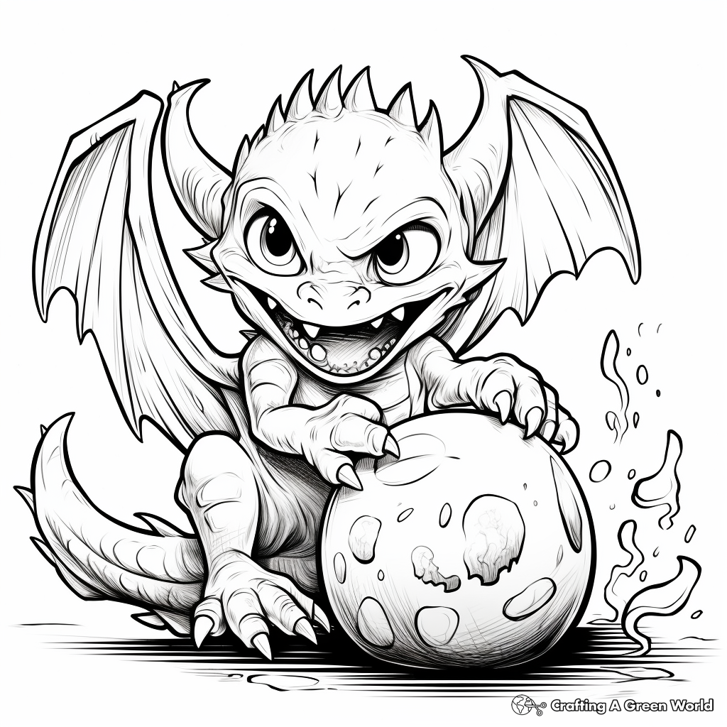 Fireball coloring pages