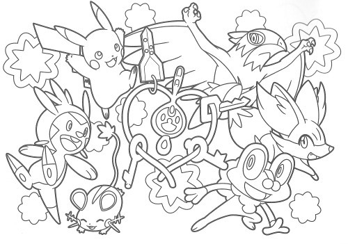 Pokemon colouring page ryan smith