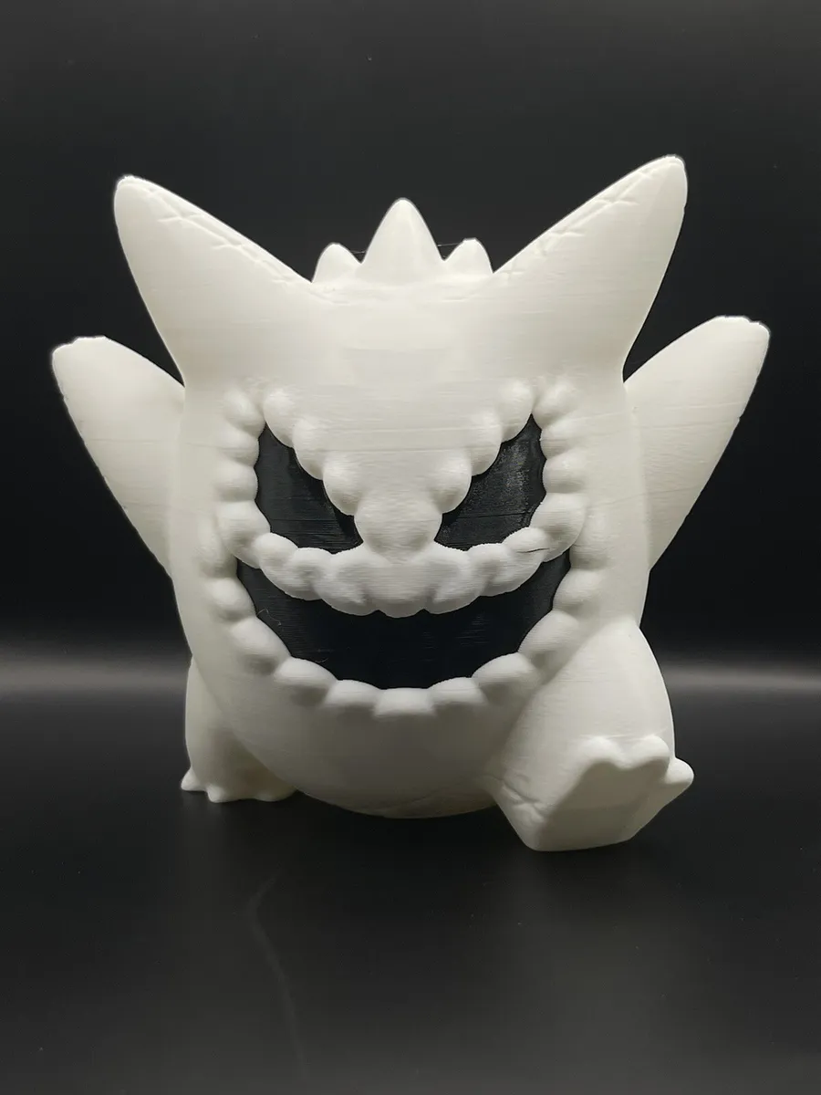 Multi color printed oogie boogie gengar pokãmon halloween pla d printed â tall